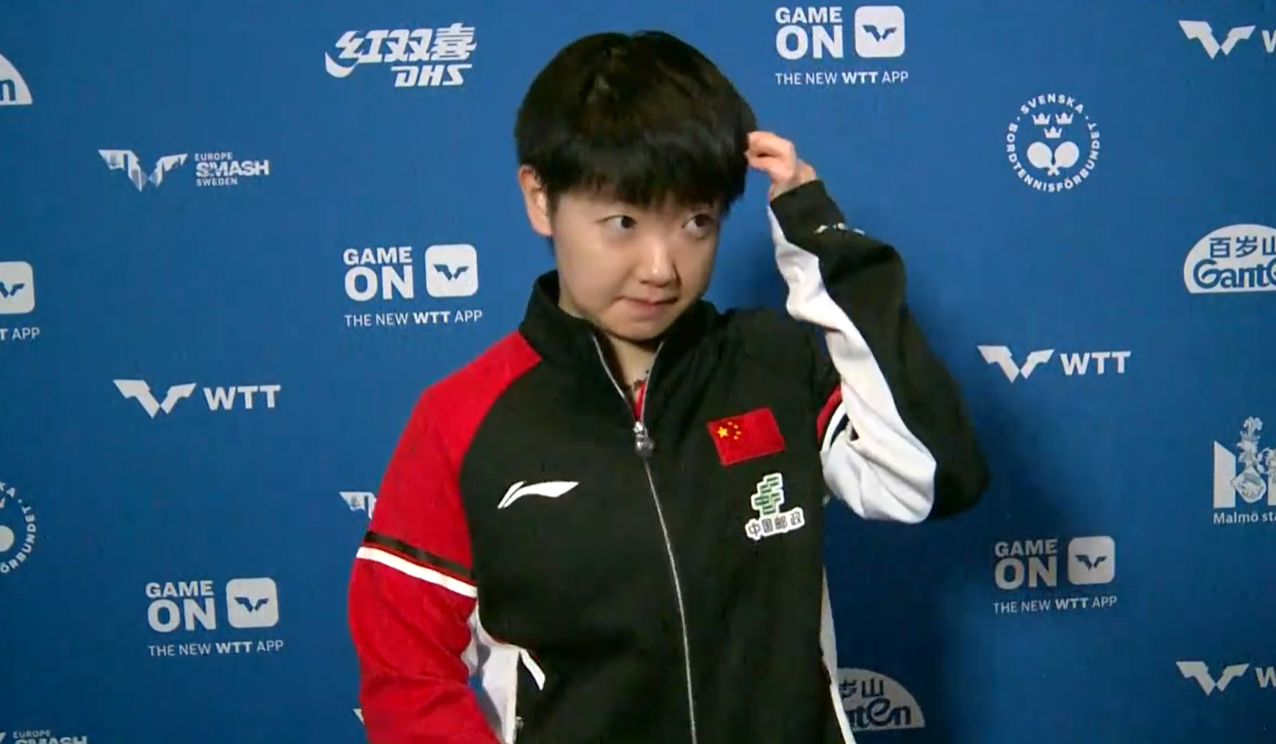 孙颖莎彻底, 随后孙颖莎